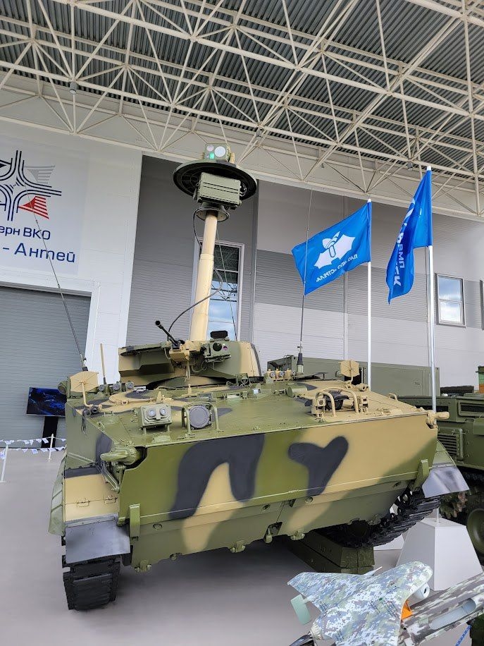 A PRP-4 Artillery Reconnaissance Vehicle