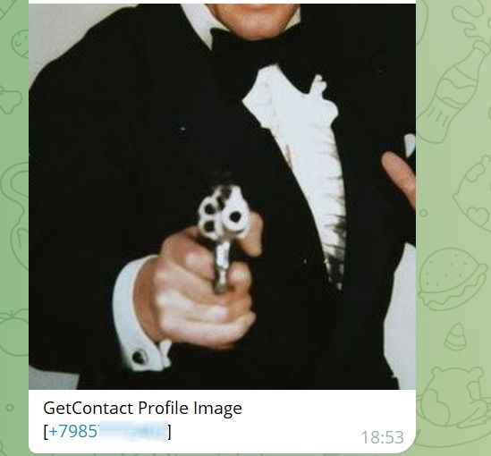 Mikhail Kulemin's WhatsApp avatar is a picture of James Bond