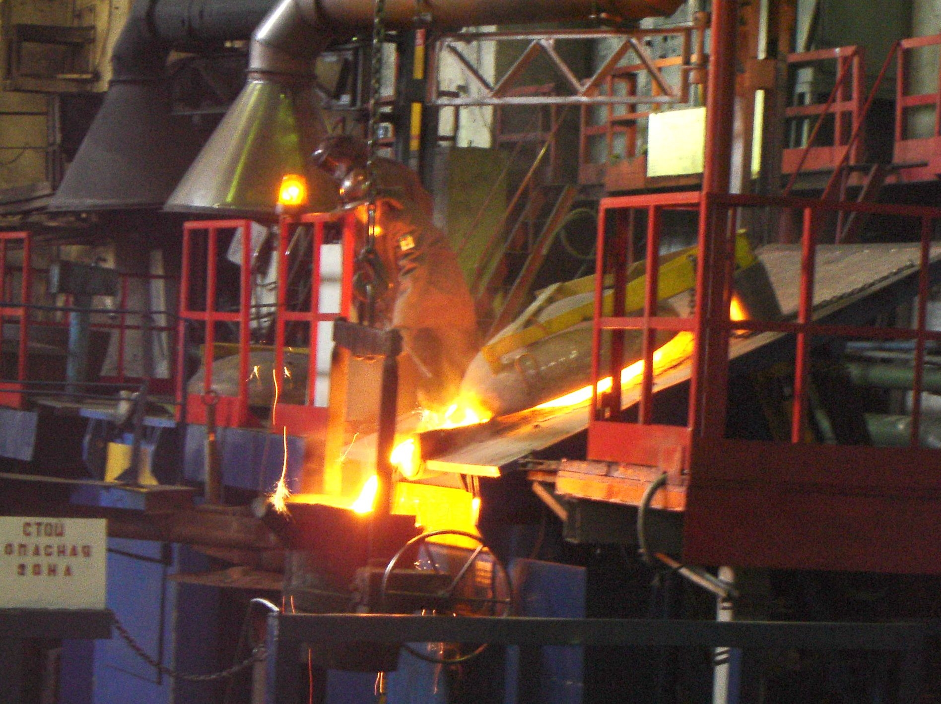 An induction melting unit manufactured by Reltec.