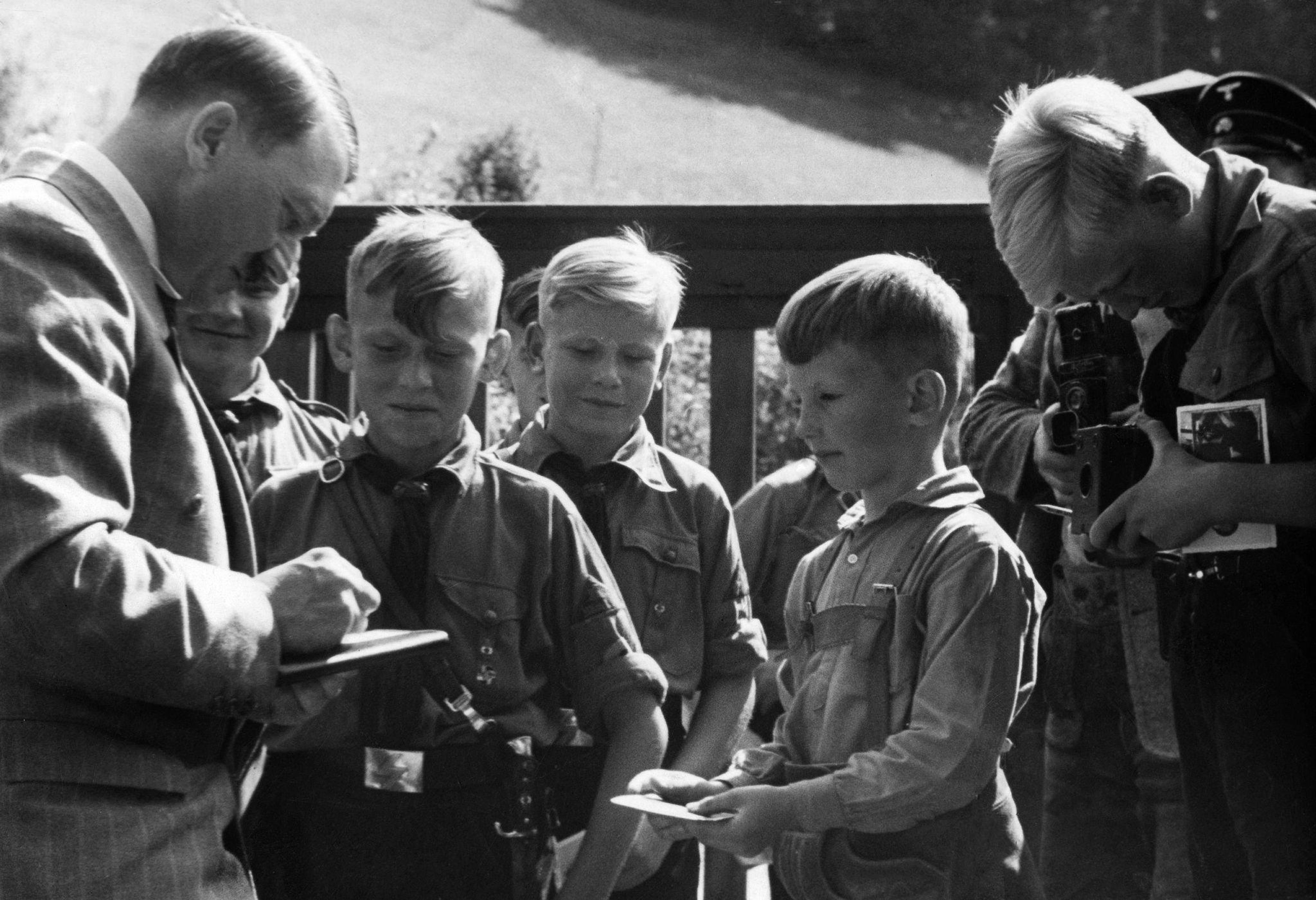 Hitler with children