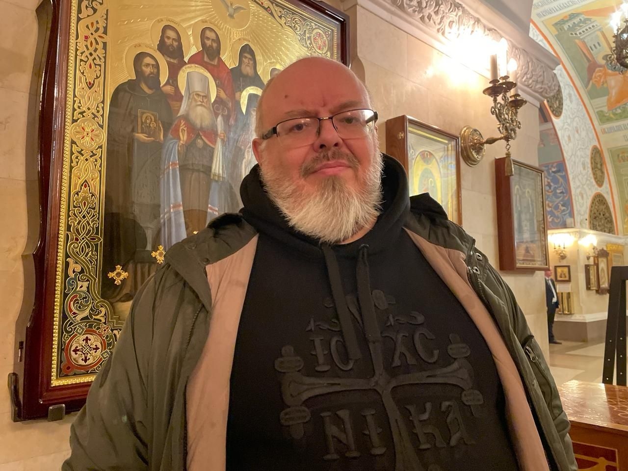 Andrei Kormukhin, coordinator of the Moscow-based right-wing Orthodox group Sorok Sorokov