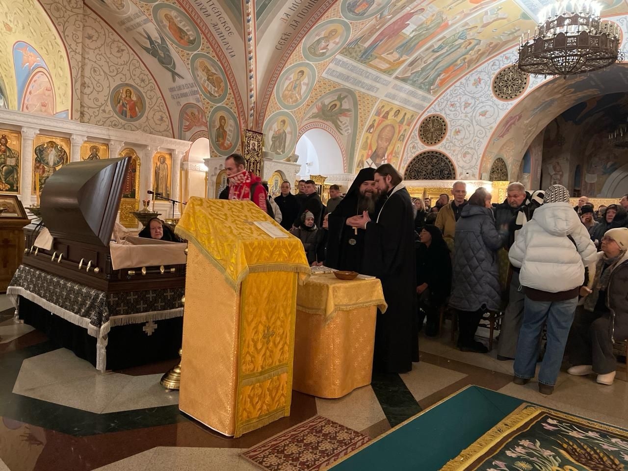 Funeral service for Stanislav Orlov at Moscow’s Cathedral of Christ the Savior