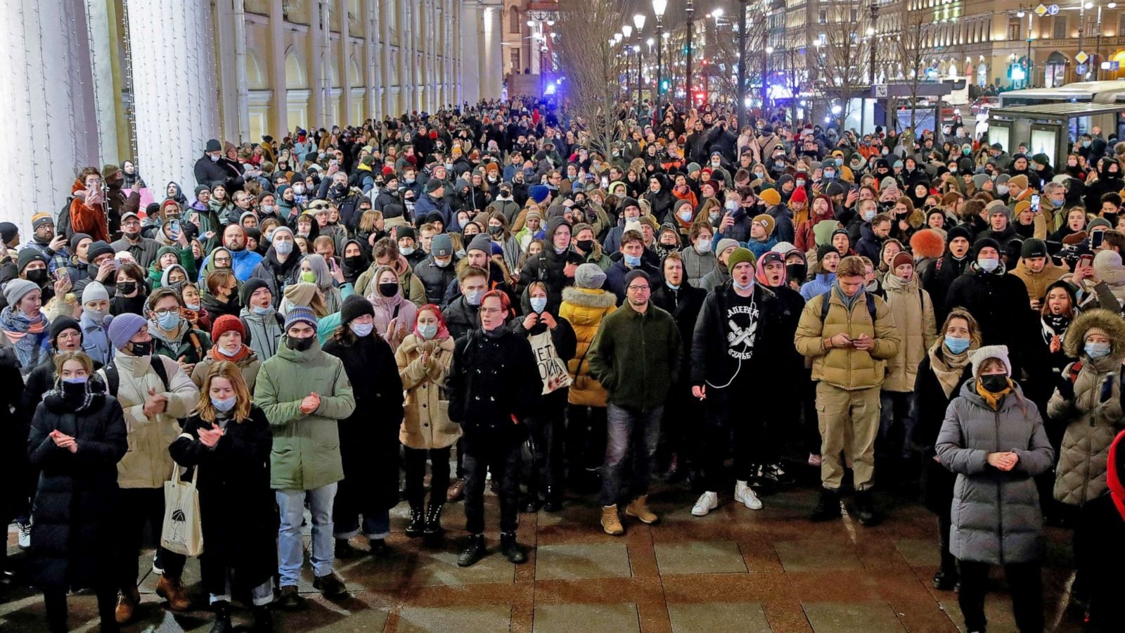 6,835 people had so far been arrested for anti-war demonstrations since Russia invaded Ukraine