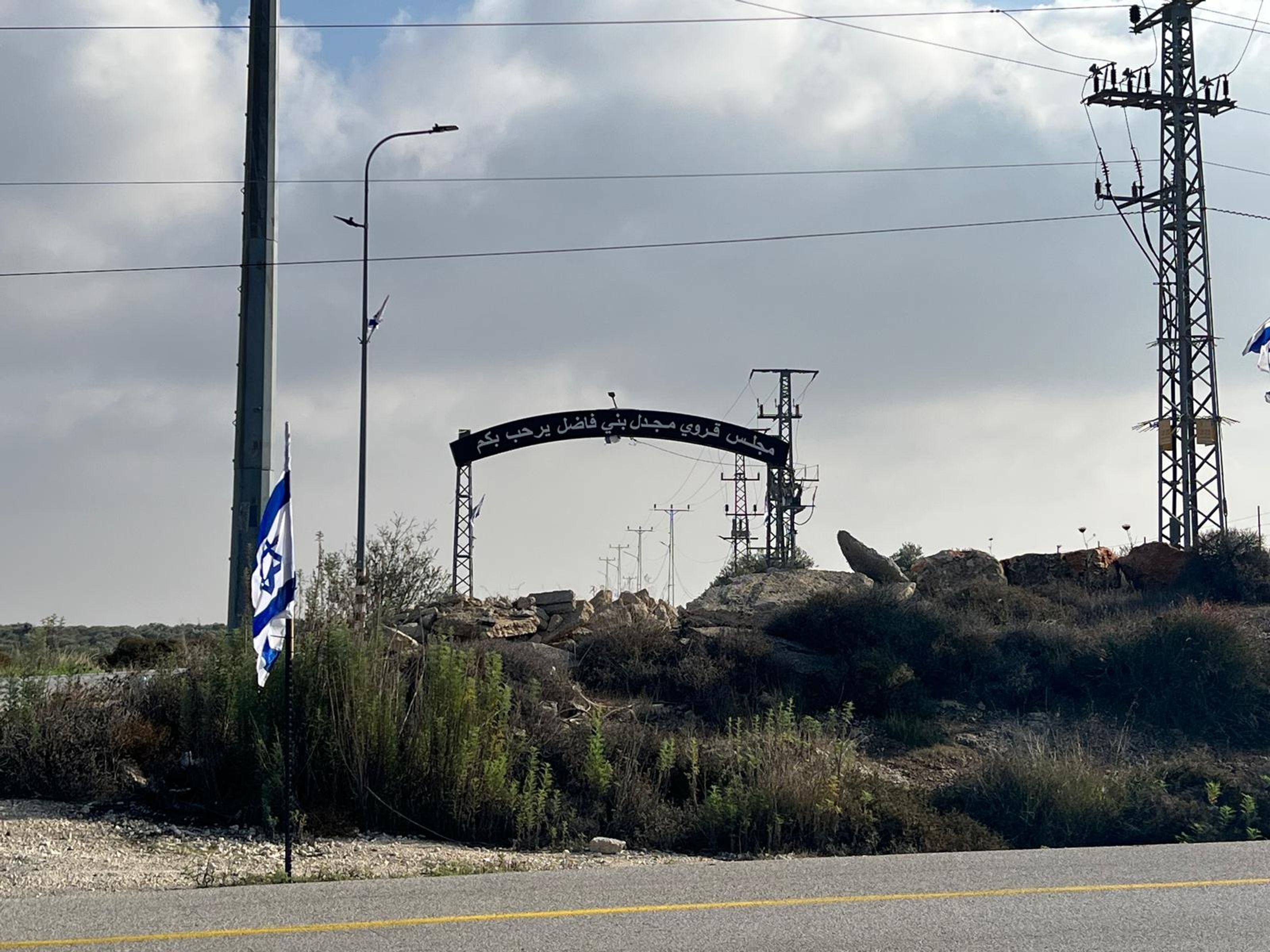 On the border between territories