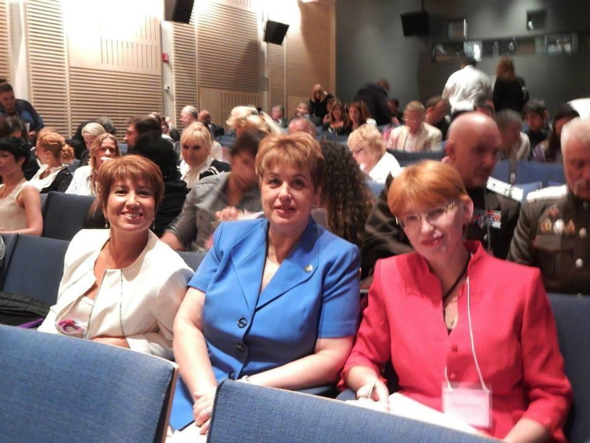 From left to right: Tatyana Tulina, Olga Zatsepina, Olga Tarasova