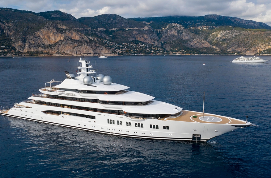 The 106-meter Amadea, owned by Russian billionaire Suleiman Kerimov, was seized in 2022.