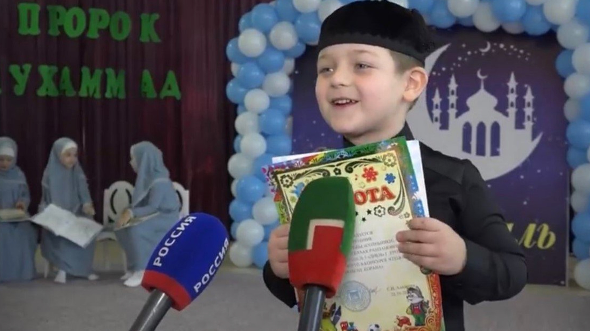 Abdullah Kadyrov. Frame: Grozny State Television and Radio Company