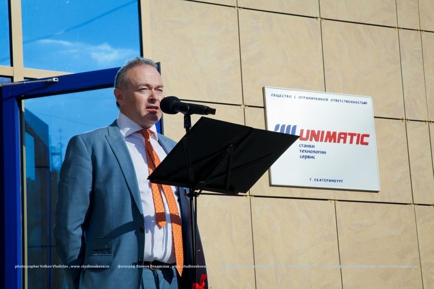  Igor Fishelev is the founder of Unimatic, a key contractor for Russia's defense industry. Photo: Vladislav Volkov