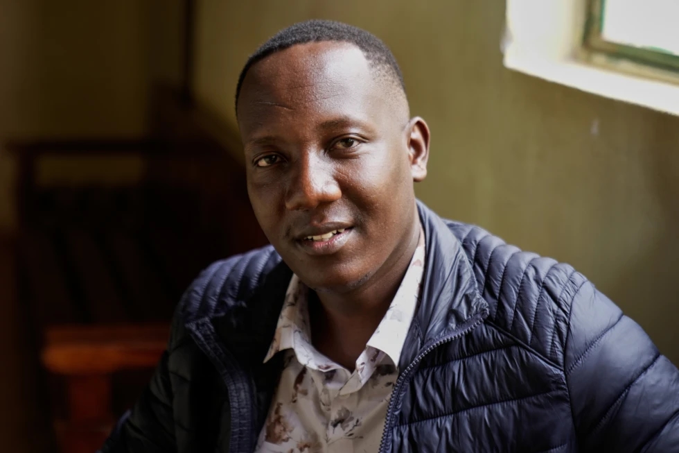 Festus Omwamba, the founder of Global Face Human Resources, sits in the dock at Kahawa Law Courts in the Kenyan town of Kiambu on Feb. 26, 2026. Photo: Brian Inganga / AP Photo