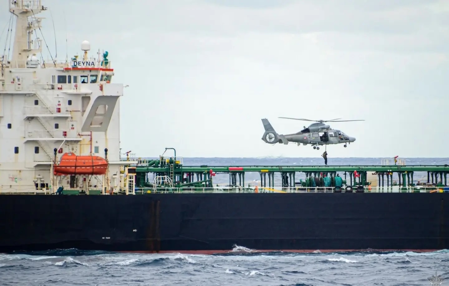 French President Emmanuel Macron announced the seizure of the “shadow fleet” tanker Deyna in the Mediterranean Sea on March 20. Photo: Emmanuel Macron (@EmmanuelMacron / X)