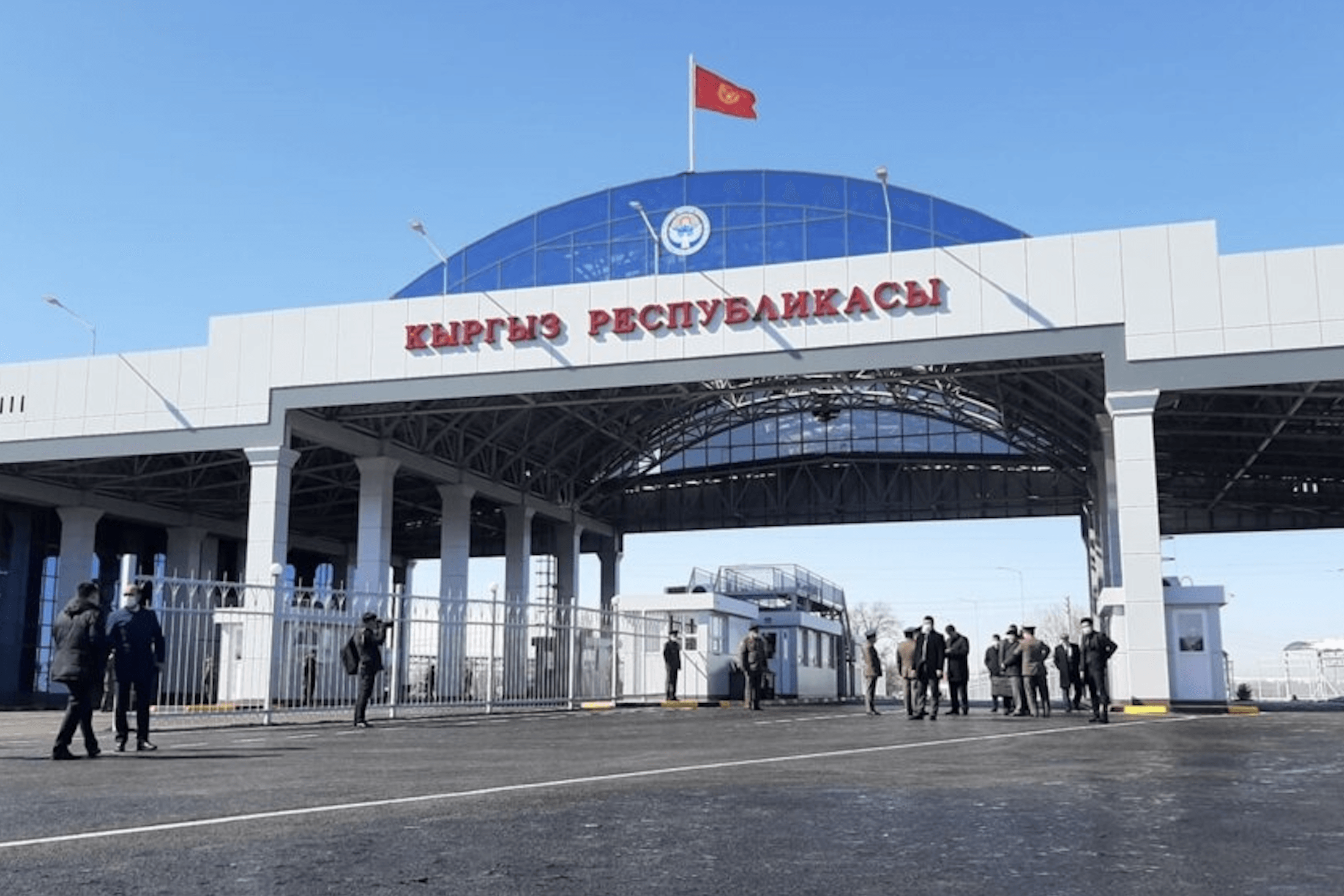 A checkpoint on Kyrgyzstan's border. Photo: Davran Igamberdiev / RFE/RL