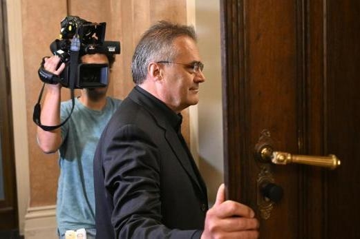 Egisto Ott at the trial in Vienna. Photo: Austria Press Agency