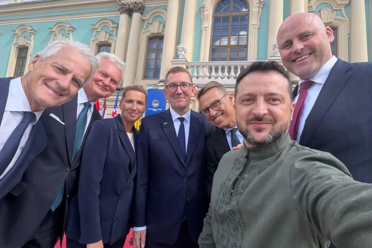 Participants of the Ukraine–NB8 summit. Photo: Volodymyr Zelensky’s Telegram channel
