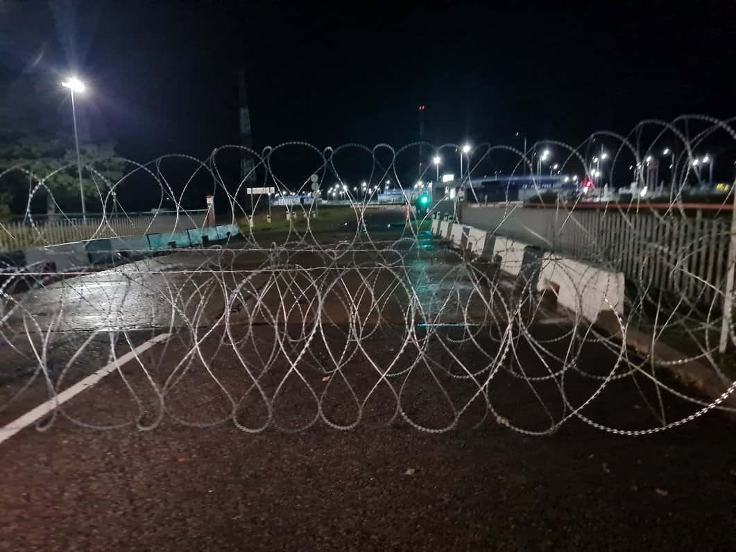 Латвия закрыла два КПП на латвийско-российской границе