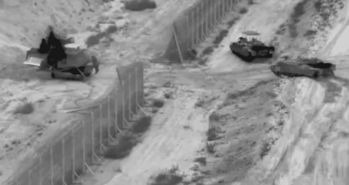 Израиль ночью провел танковый рейд в северной части сектора Газа. Видео