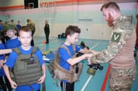 На занятиях  «Добровольца» и Северо-cлавянской общины