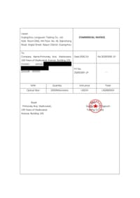 Идентичные счета, полученные с печатями обеих компаний