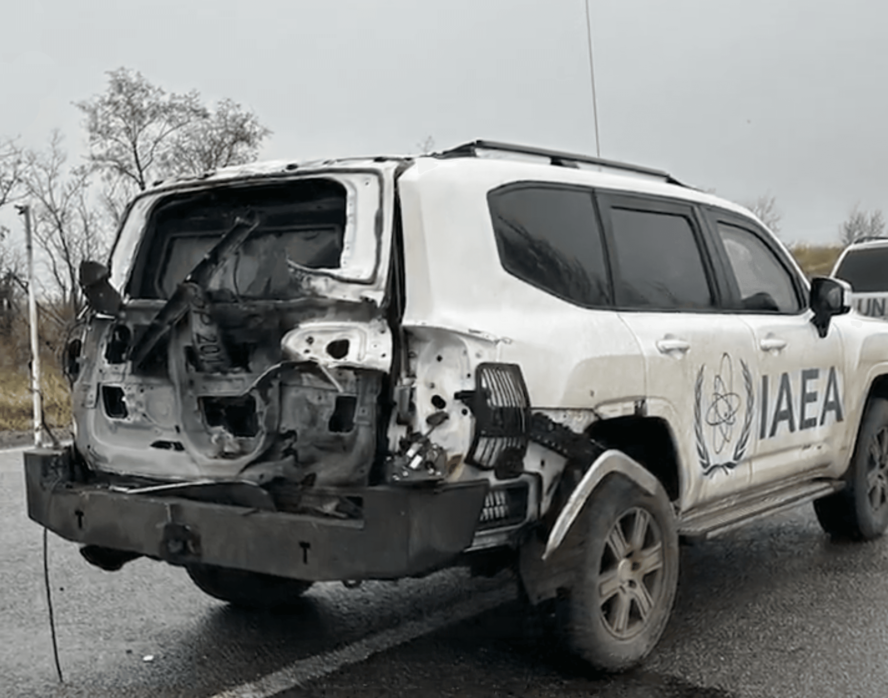 Дрон атаковал делегацию МАГАТЭ по пути на Запорожскую АЭС