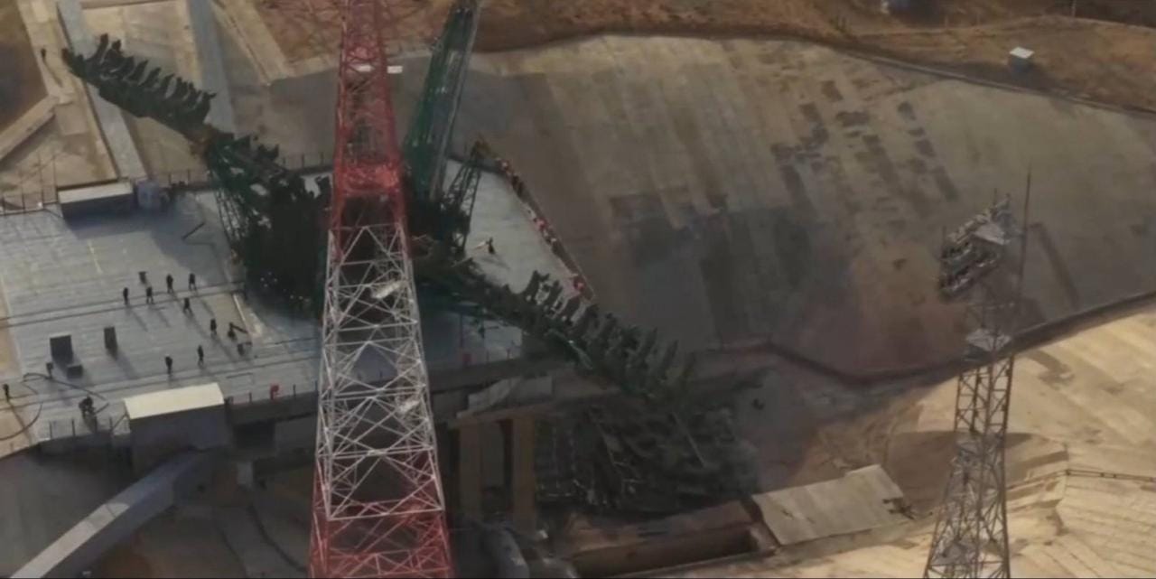 На Байконуре при запуске «Союза» серьезно поврежден единственный стартовый комплекс для пилотируемых миссий