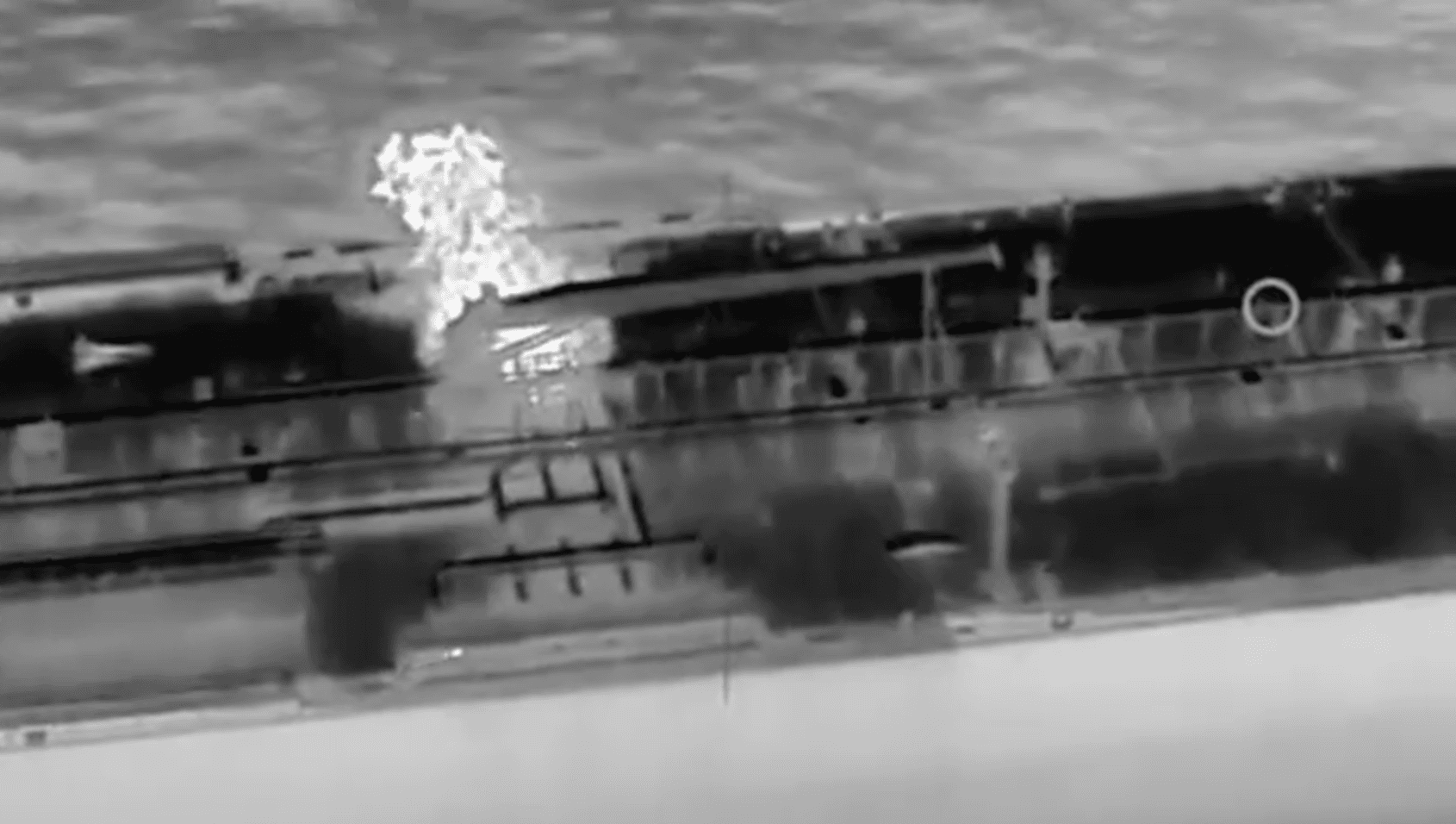 Ukraine says it attacked a Russian “shadow fleet” tanker in the Mediterranean Sea for the first time