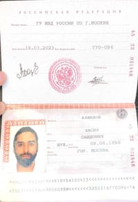 ...and under the GRU-issued Russian identity of “Hasib Ahmadov.”