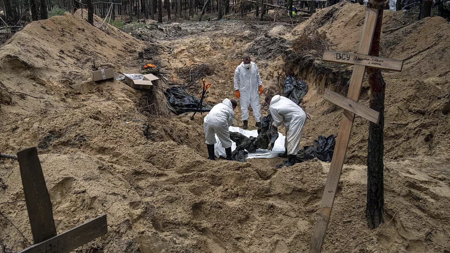 Over 1,000 bodies exhumed in recently liberated territories of Ukraine