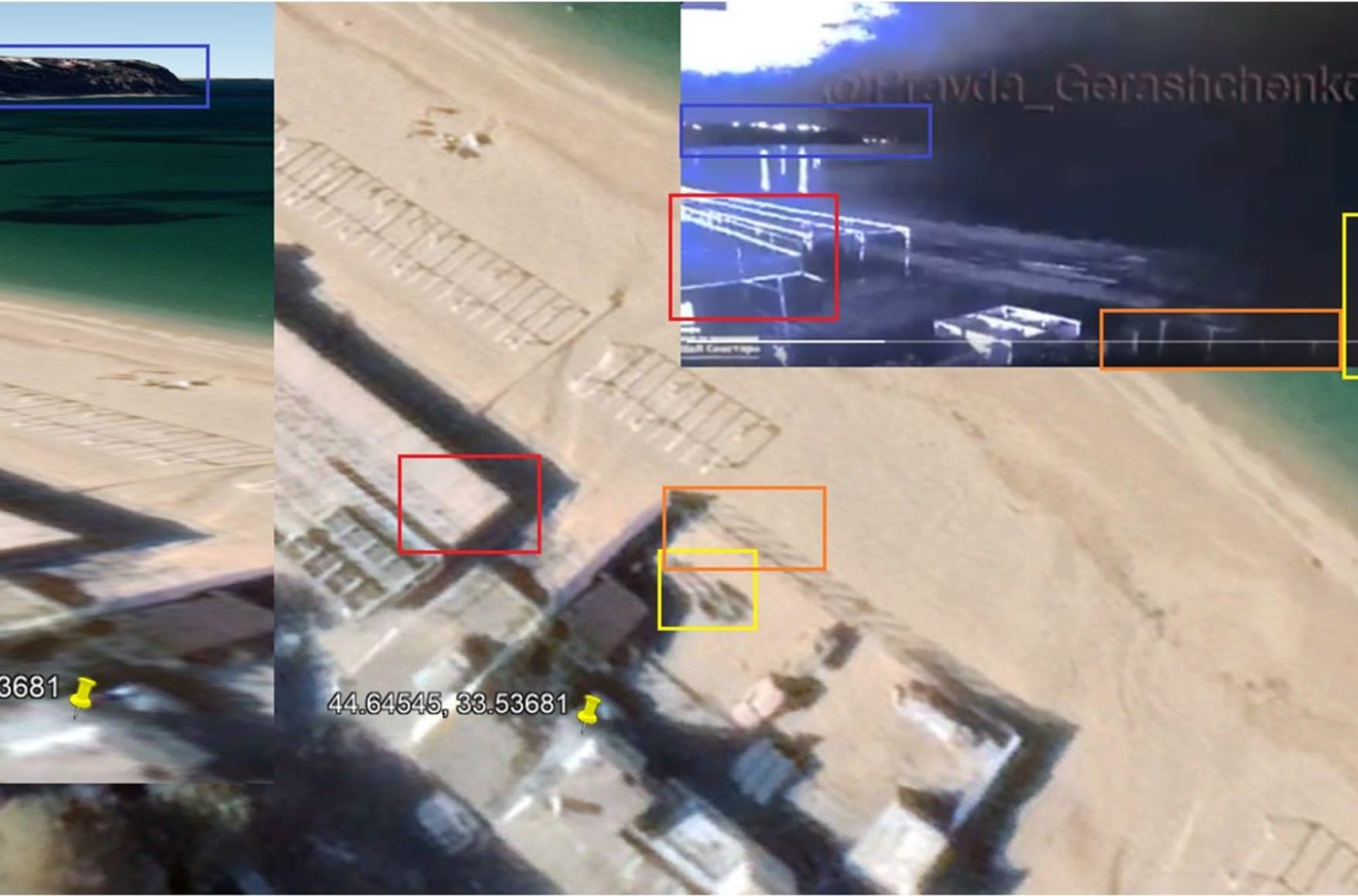 GeoConfirmed: Drones struck at least three Russian ships in Sevastopol harbor