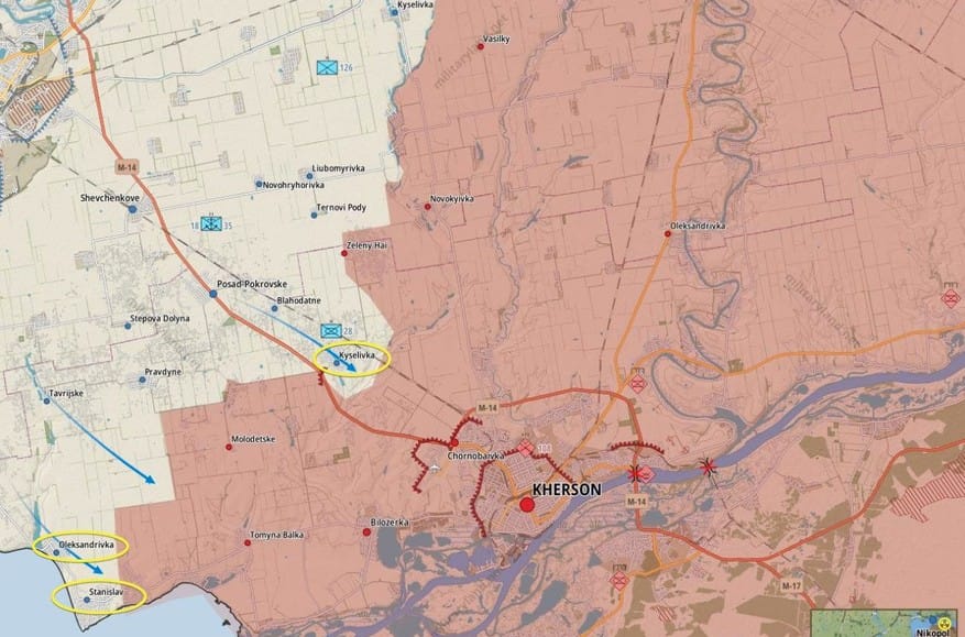 Reports of Ukrainian intelligence in Kherson and a Russian flag in Pavlivka. What's happening on the front line?