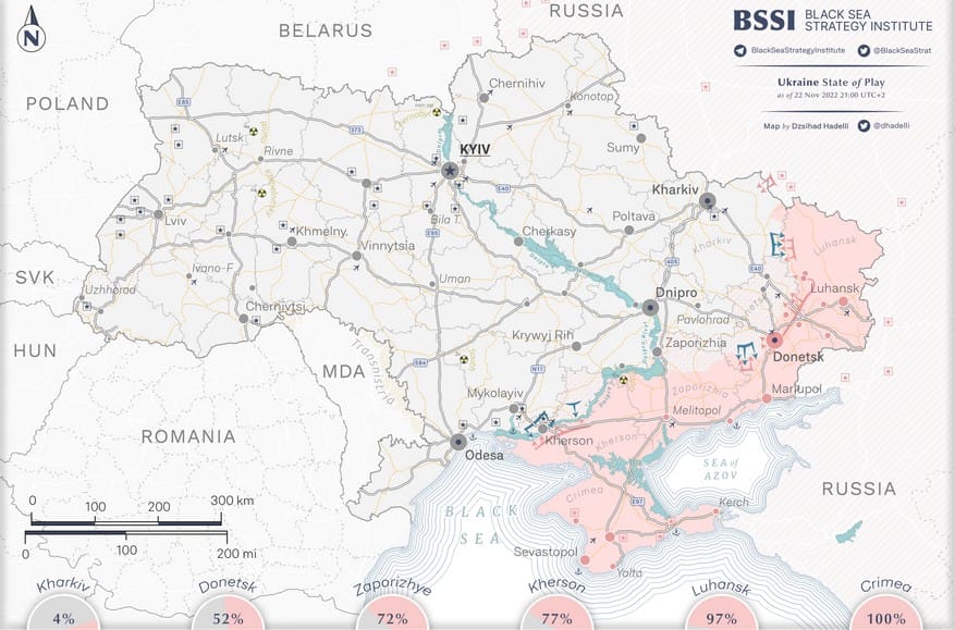 Difficult situation near Bakhmut, Russia captures half of Marinka, blackouts in Ukraine and Moldova. What’s happening on the front line?
