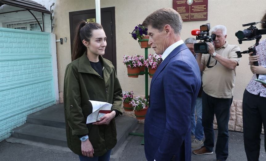 Russian national Sofia Sapega, jailed in Belarus after forced landing of jet, pardoned and released