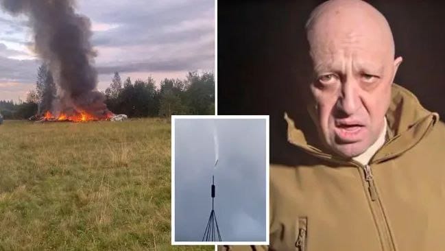 Wagner chief's jet crashes near Tver, Ukrainians control Robotyne, Moscow City hit by drones. What happened on the front line on August 23?