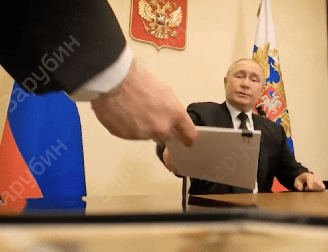 Kremlin releases staged footage of Putin’s “response” to Crocus City Hall attack