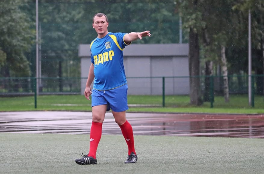 Playing the system: Pro-war politician Mikhail Degtyarev slips free of sanctions and is leading Russia’s bid to rejoin international sports