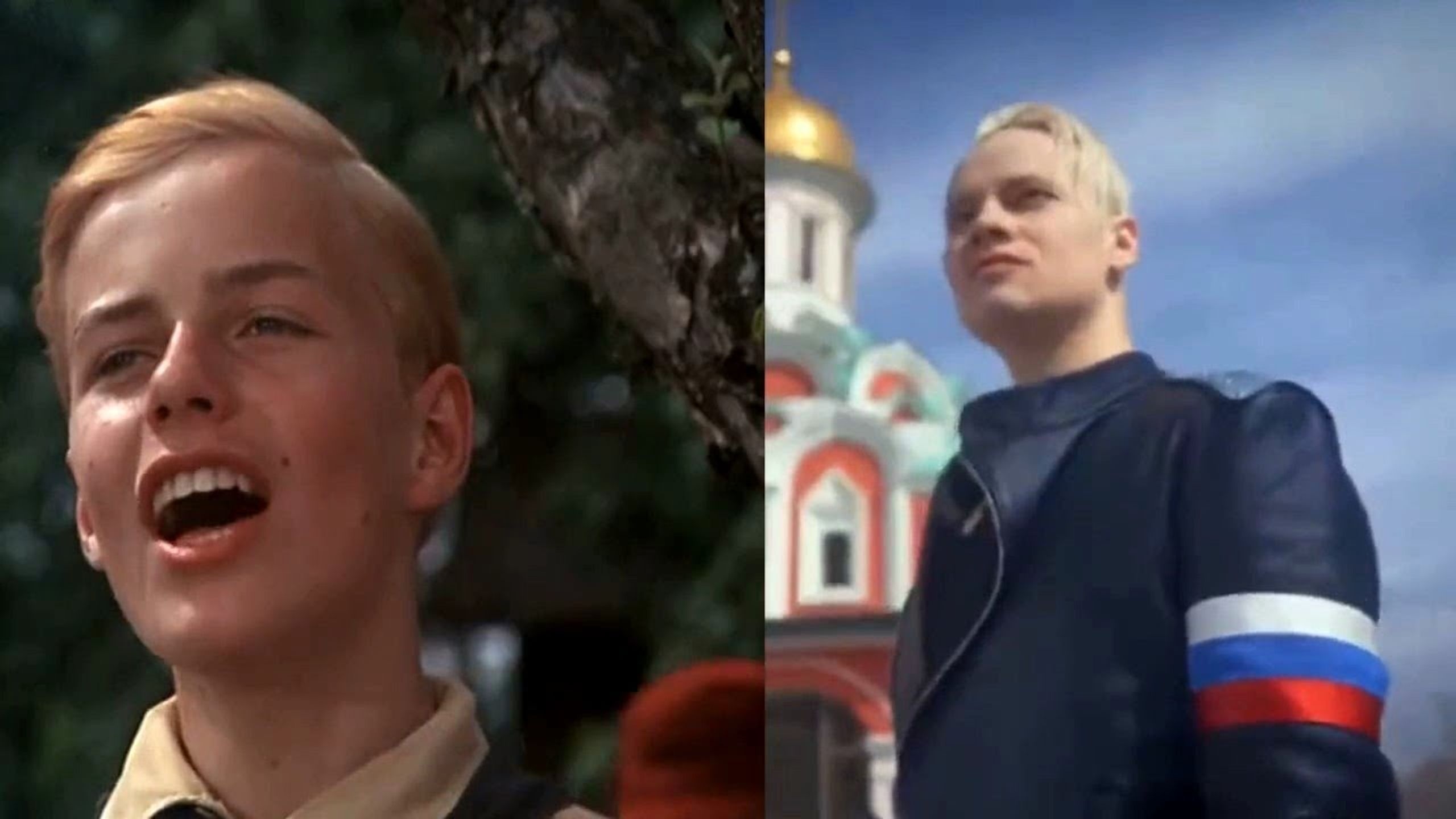 Internet users have compared Shaman to the singing Nazi youth from the movie Cabaret