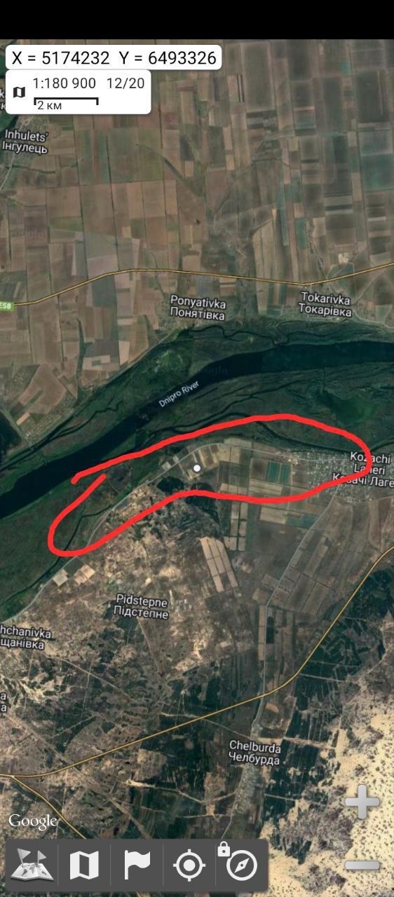 The site of Major Tomov's disappearance