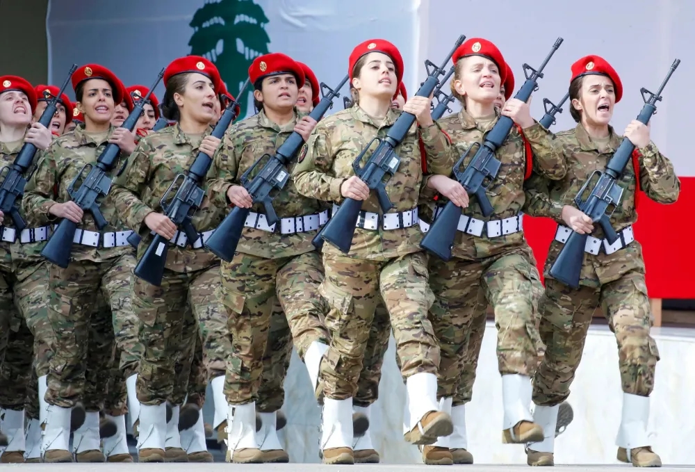 Women’s unit of the Lebanese Army