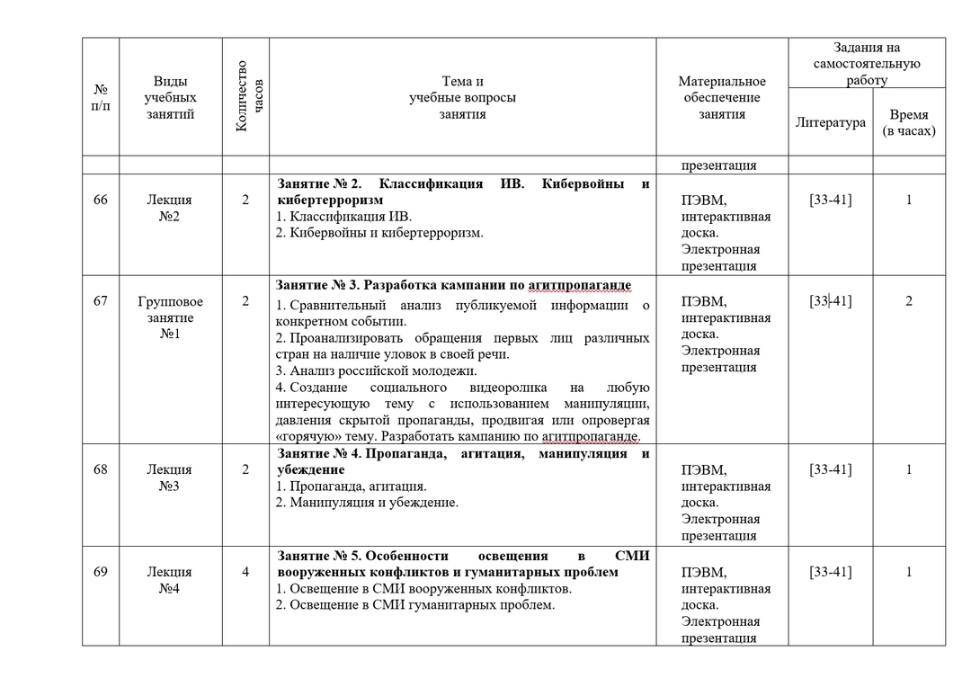 Lecture No. 3 is titled "Propaganda, Agitation, Manipulation, and Persuasion."