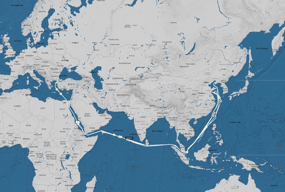 The Caruzo has been turning off its AIS before entering the Black Sea since July 2025