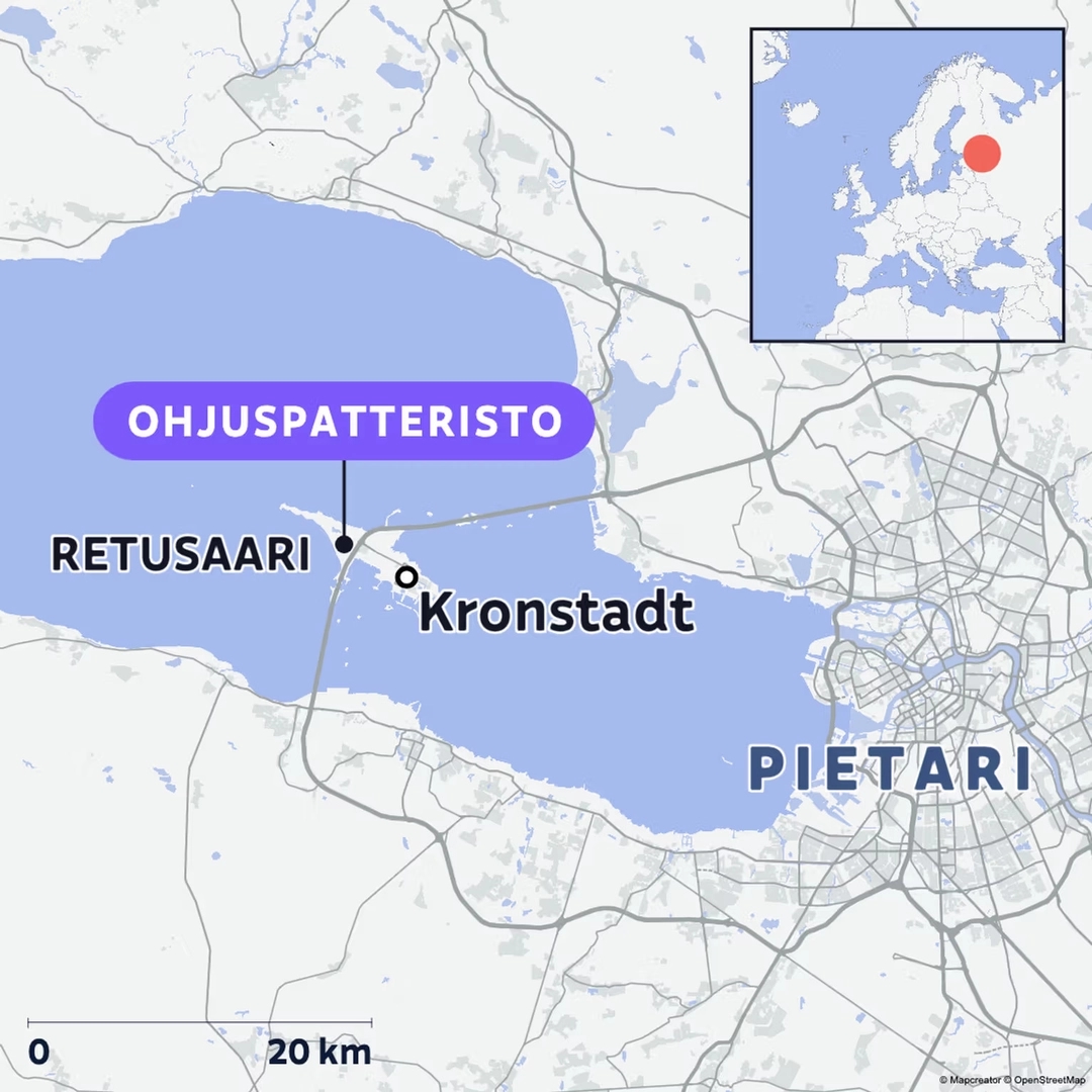 Source: Juha Rissanen / Yle, OpenStreetMap, Mapcreator