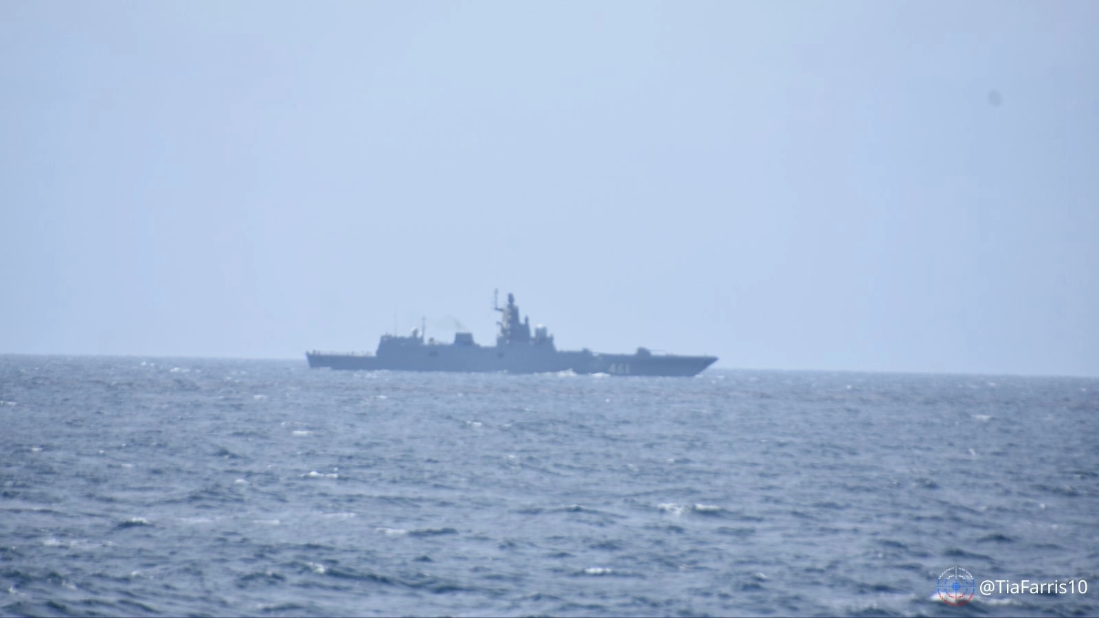 The Admiral Kasatonov in the Baltic Sea