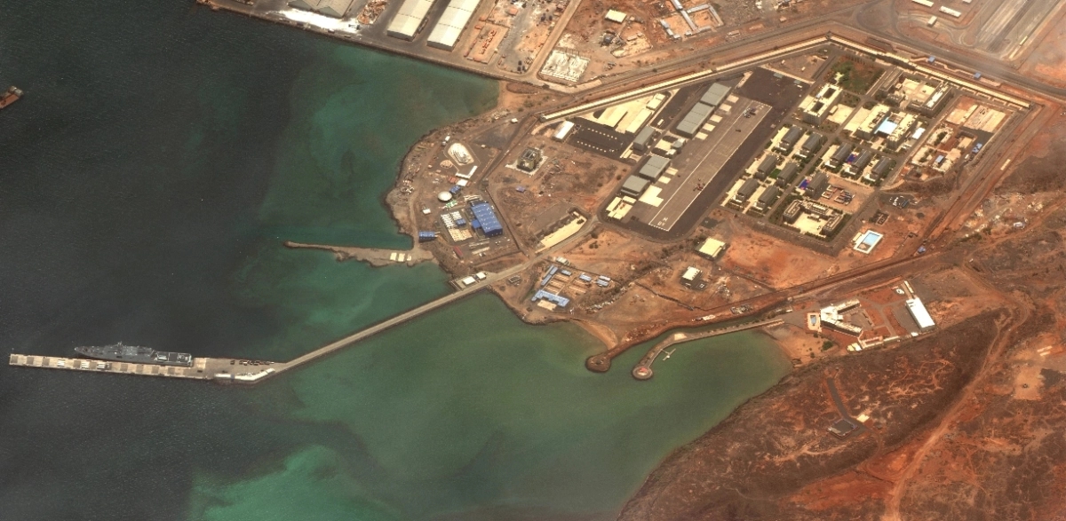 China’s first official overseas military base. Djibouti, Africa