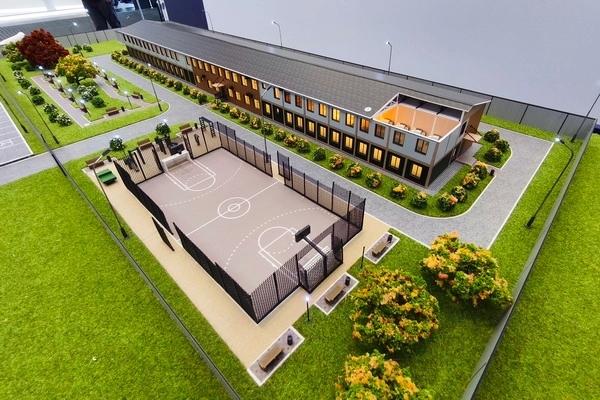 A model of a “quickly deployable” correctional center for people sentenced to forced labor