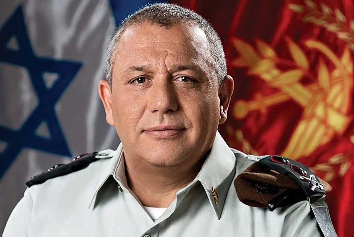 Netanyahu’s main rival in the race for prime minister – former general Gadi Eisenkot