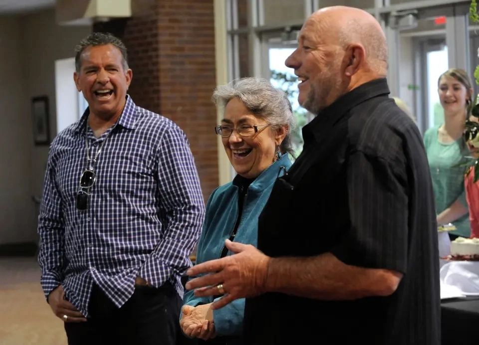 Farris Wilks (right) and his brother Dan, along with their sister Beth Maynard, are longtime funders of the American right.