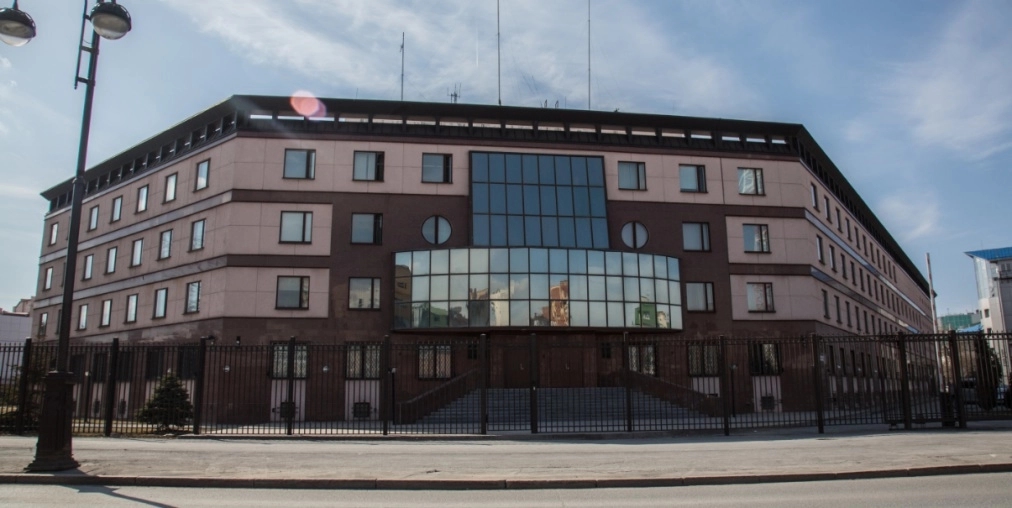 The FSB building at 40 Sovetskaya Street in Tyumen