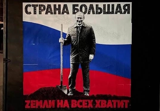 “The country is big – there’s enough z-land for everyone” poster