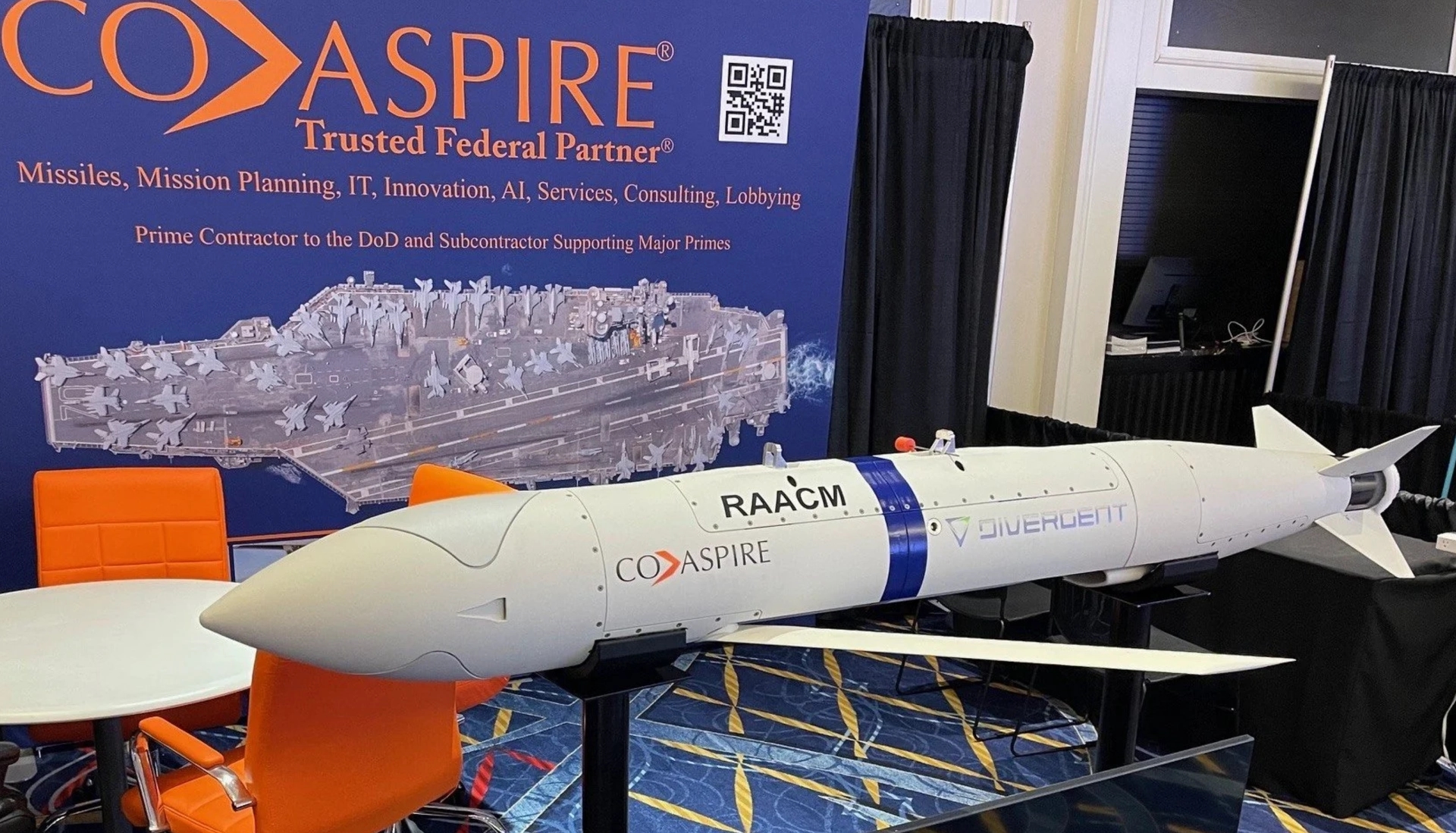 The U.S. air-launched RAACM (Rapidly Adaptable Affordable Cruise Missile) pictured in April 2025