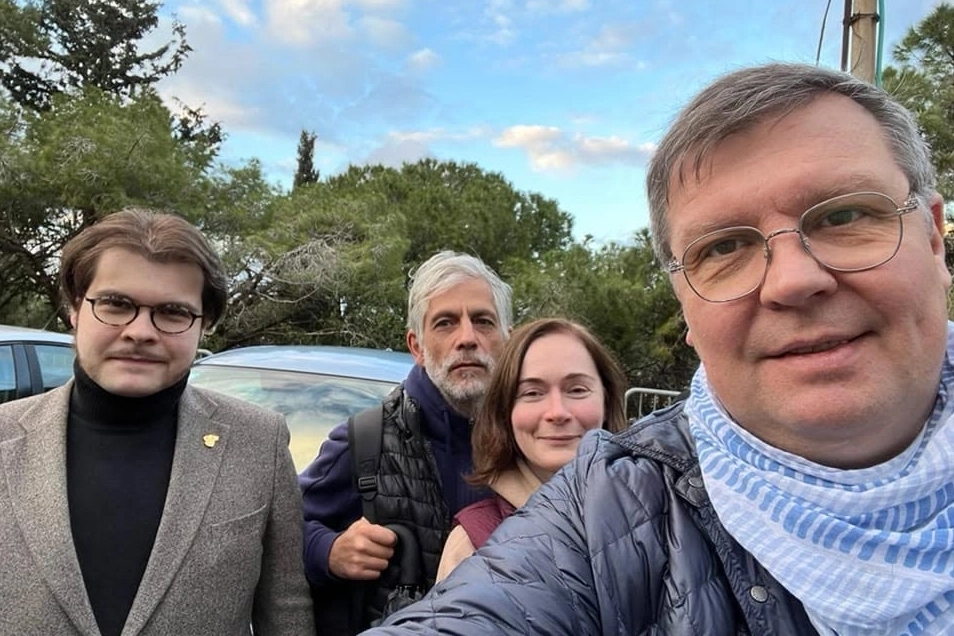 From left: Innokenty Martynov (also known as Gabriel Mart), Igor Kaminnik, Yulia Vasilyeva, and Alexei Martynov