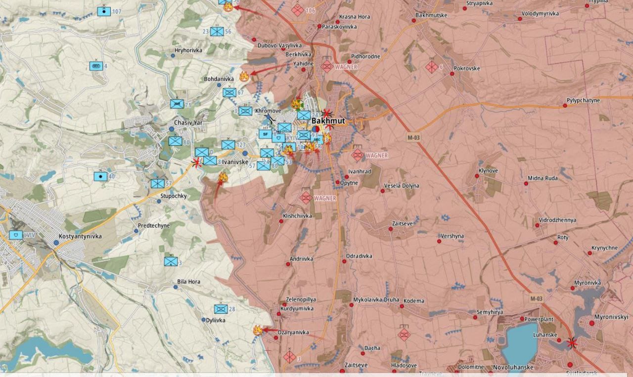 Ukraine reports breakthrough in Bakhmut, Russia begins active use of aerial bombs. What happened on the front line on March 30?