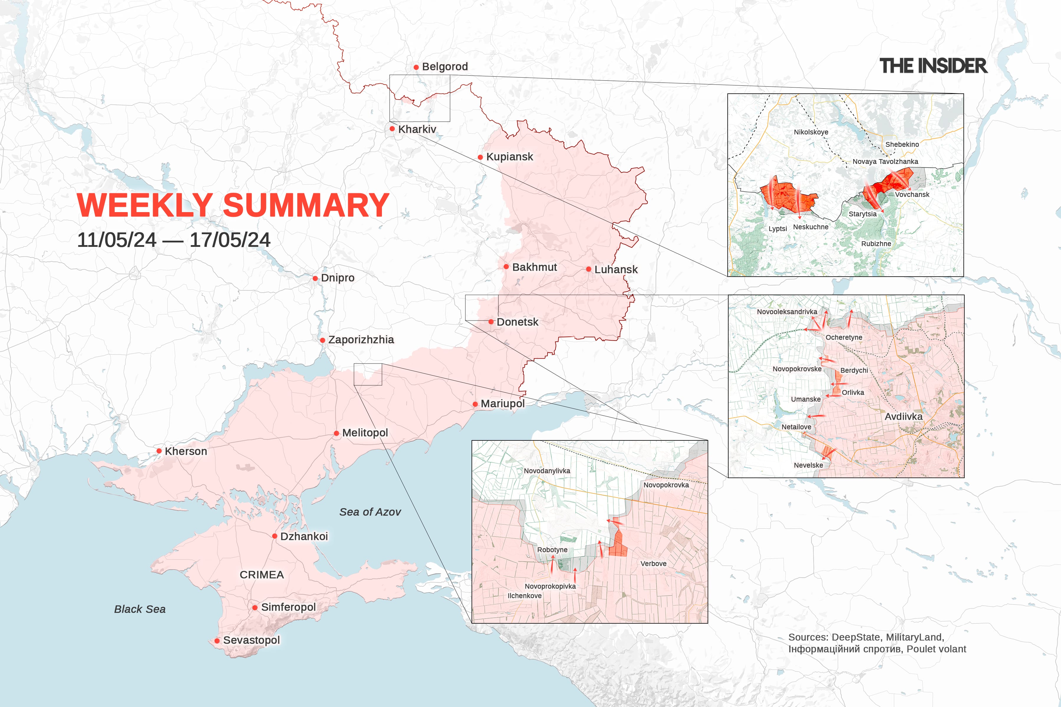 Weekly Ukraine war summary: Russian advances near Kharkiv and Donetsk stalled, unprecedented Ukrainian drone attack on Russia and Crimea